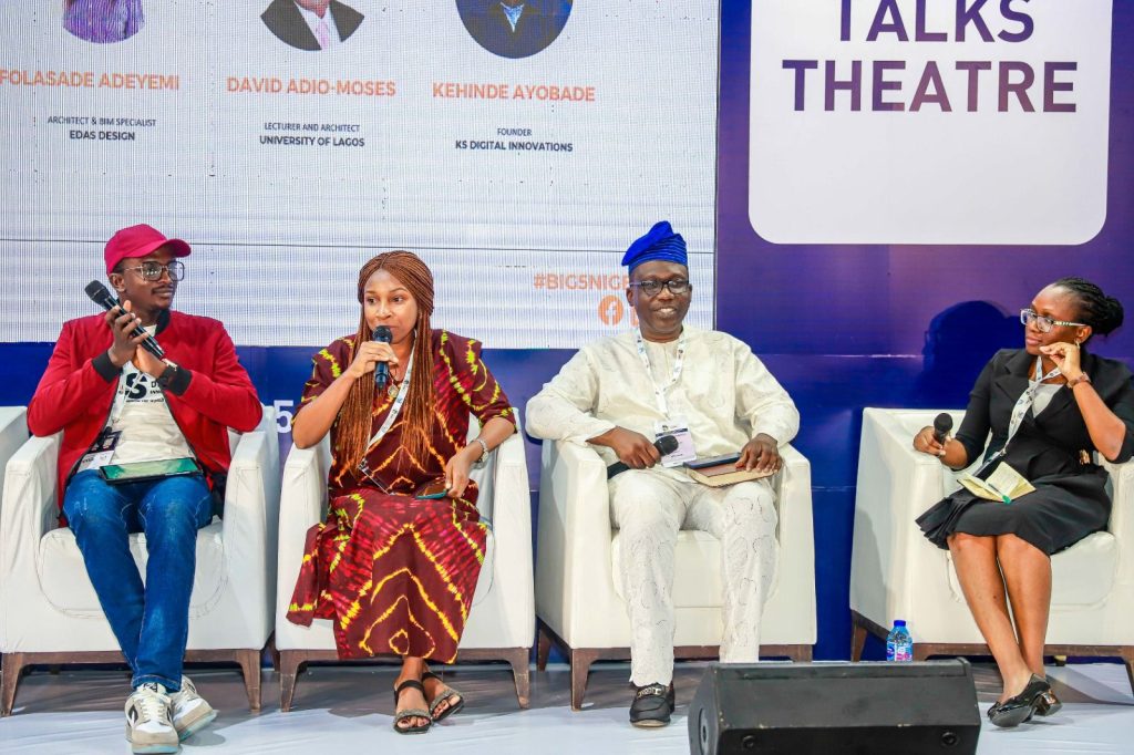 Panel Discussion comprising: (L-R) Kehinde Ayobade, Mrs. Uboho Othman, Arc. David Adio-Moses and Arc. Folasade Adeyemi